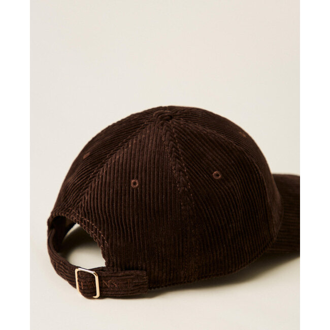 TWINSET baseball pet - BLACK CHOCOLATE - 252TO5440 - 11054 _ webshop