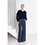 AC by Annelien Coorevits - Dambord trui DANIRA v hals Navy _ webshop