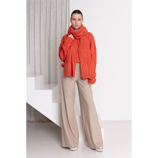 AC by Annelien Coorevits AC by Annelien - Losse broek luta rekker achteraan creme