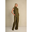 AC by Annelien Coorevits - Top OSCAR mouwloos spikkels khaki _ webshop