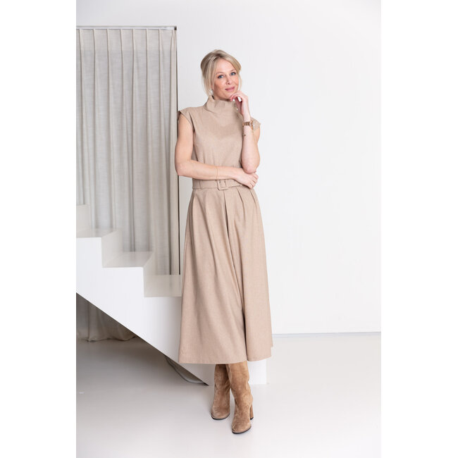 AC by Annelien Coorevits -Taillerok Roxy met riem creme _ webshop