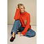 AC by Annelien Coorevits - Pull STEPHY zak borst contrast oranje _ webshop