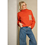 AC by Annelien Coorevits - Pull STEPHY zak borst contrast oranje _ webshop