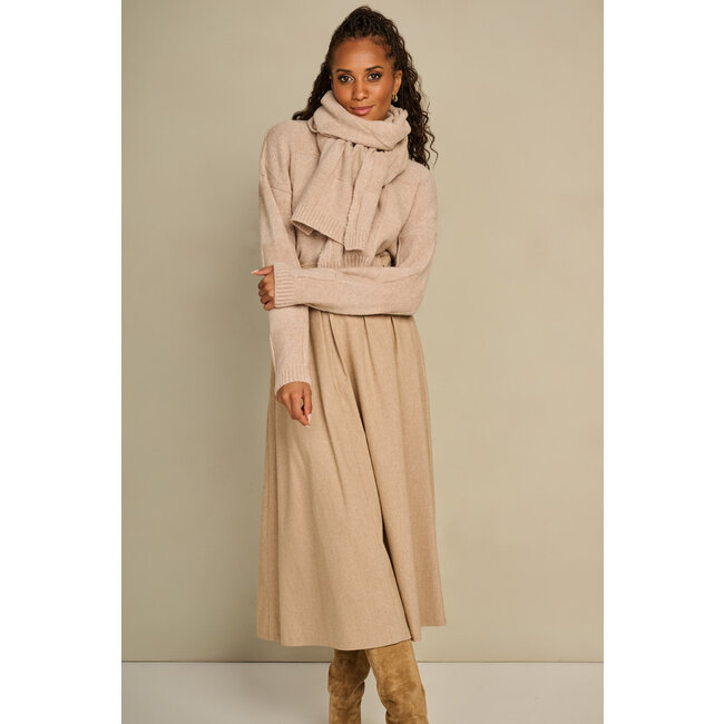 AC by Annelien Coorevits - Sjaal dambord bij danni en danira CREME _ webshop