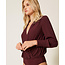 TWINSET body 252TP2293  Crêpe de Chine winetasting