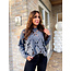 LIU JO ARGYLE HOLES  SWEATER GRIGIO MD.MELANGE MF5039-MS009 - 02050