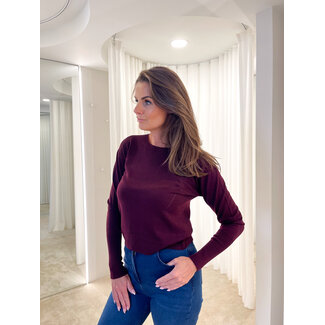 PATRIZIA PEPE PATRIZIA PEPE KNIT - Purple Red - 8K0334 KM36 - M536