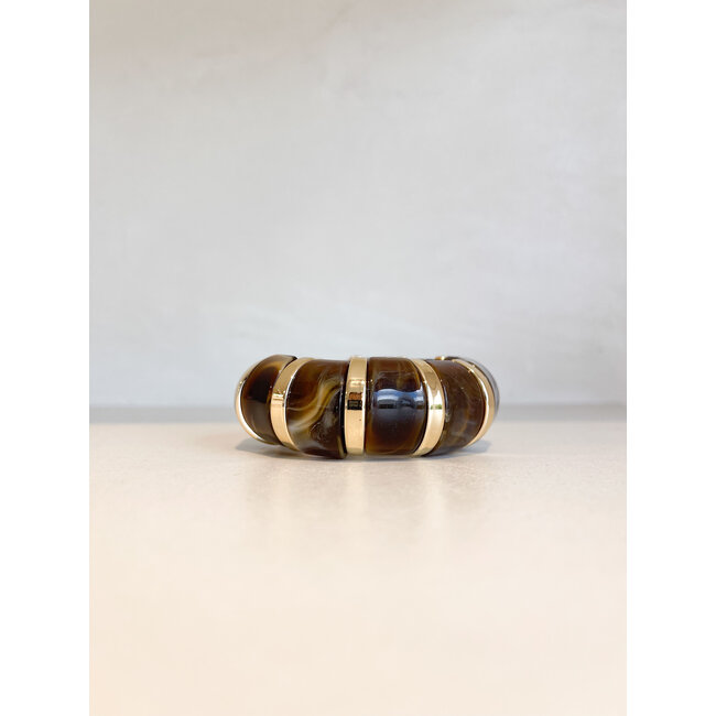 armband DF5 002 gold/brown F