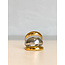 ring DF5 001 goud/zilver SS