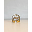 ring DF5 001 goud/zilver SS