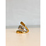 ring DF5 001 goud/zilver SS