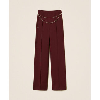 TWINSET TWINSET broek - Crêpe broek met riem - 252TP2281 - 05609