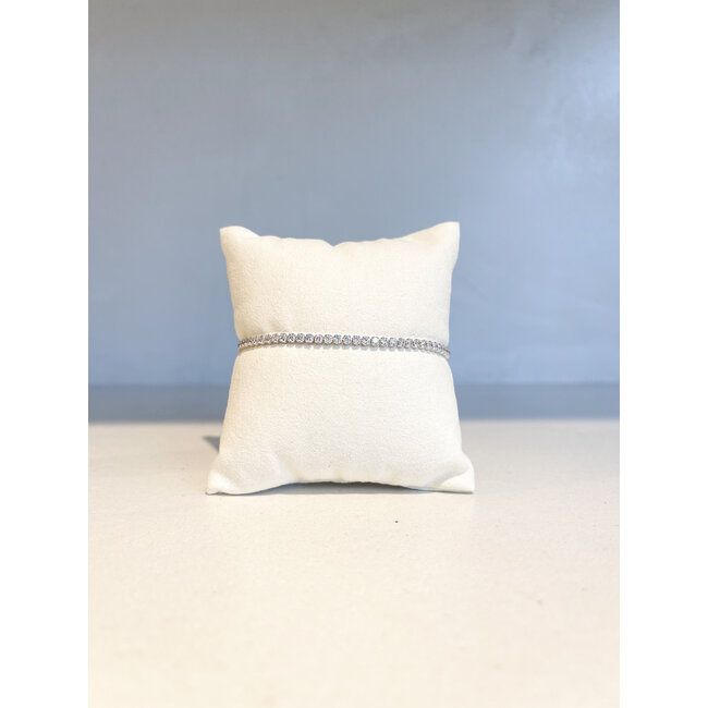 armband WF5 001 ZILVER