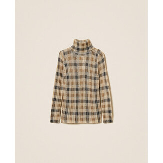 TWINSET TWINSET DOLCEVITA - ST.CHECK CAMMELLO/NERO - 252TT3490 - 13042