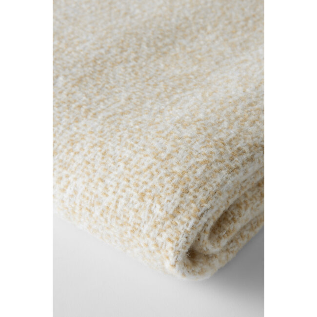 Menza by Véronique De Kock - Rennes Plaid Stone 140x180