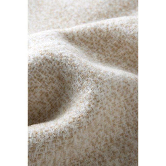 Menza by Véronique De Kock - Rennes Plaid Stone 140x180