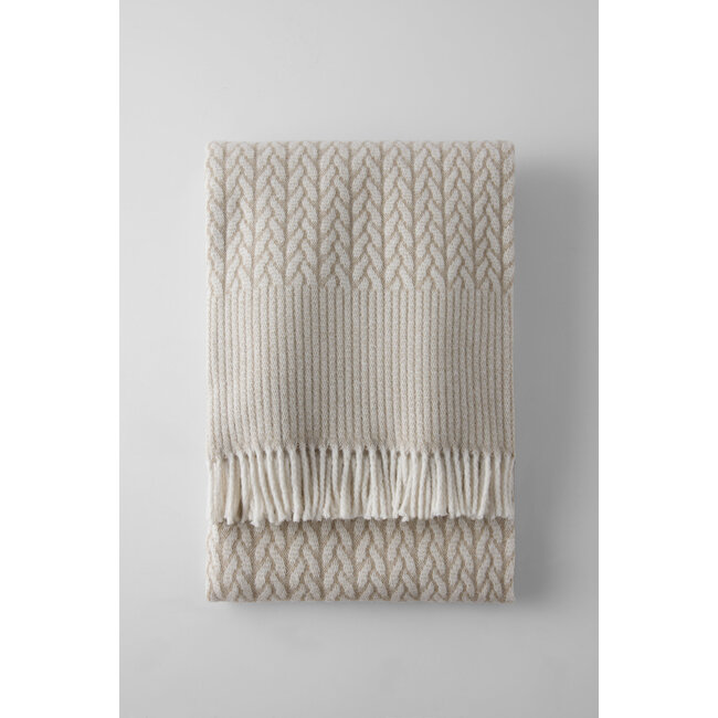 Menza by Véronique De Kock - Olympus Plaid Cinnamon 140x180cm