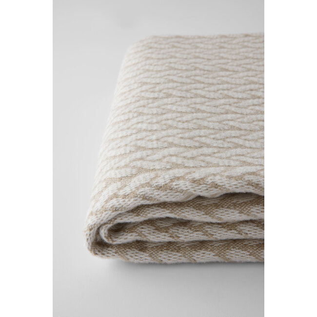 Menza by Véronique De Kock - Olympus Plaid Cinnamon 140x180cm