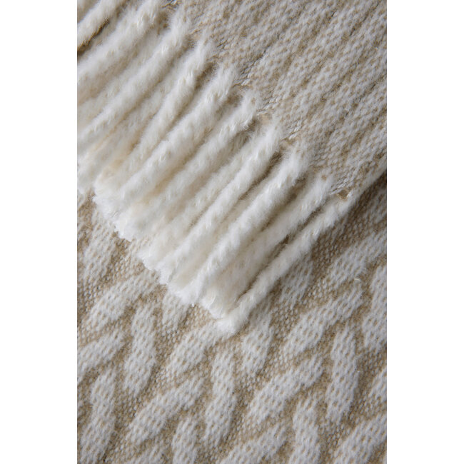 Menza by Véronique De Kock - Olympus Plaid Cinnamon 140x180cm