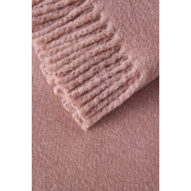 Menza by Véronique De Kock - Javier Plaid Dusty Rose 140x180cm