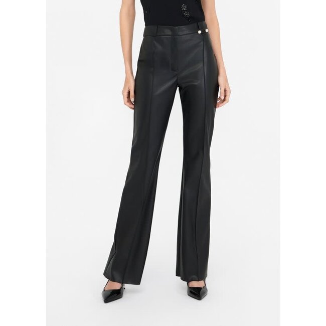 LIU JO CF5016 gecoate broek zwart