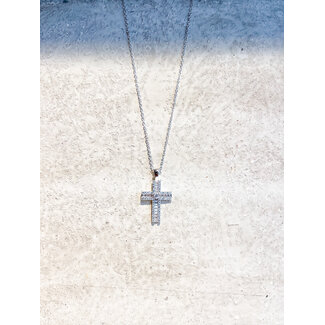 Selected by Kelly ketting Silver DF5 05 kruis zilver