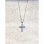 ketting Silver DF5 05 kruis zilver