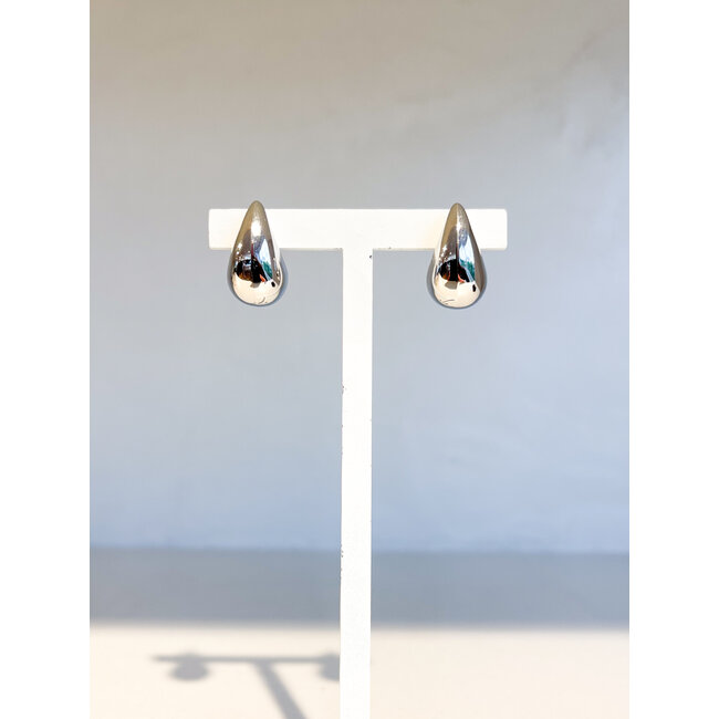 oorbellen DF5 018 druppel SS silver