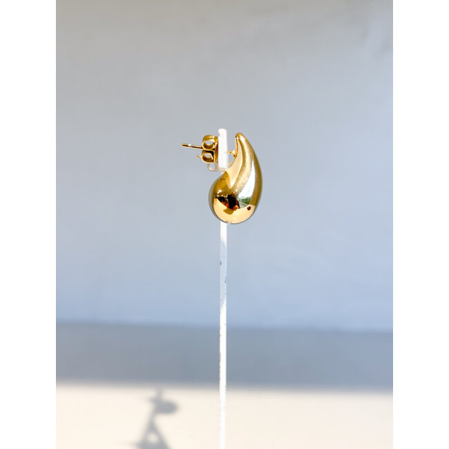 oorbellen DF5 017 druppel SS gold