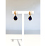 oorbellen KF36 druppel dark blue