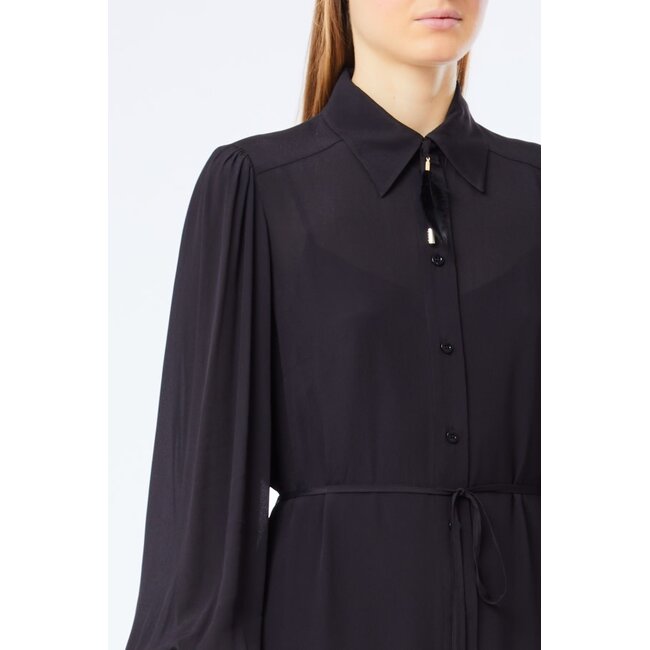 LIU JO CDC VISCOSA  DRESS BLACK CF5390-T2578 - 22222