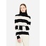 LIU JO SWEATER BIANCO NERO 5419-MS009
