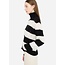 LIU JO SWEATER BIANCO NERO 5419-MS009
