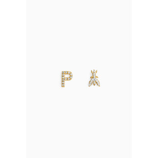 PATRIZIA PEPE PATRIZIA PEPE earrings gold/crystal 8j1056