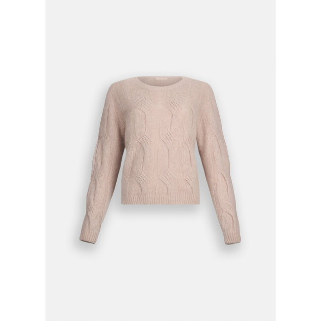LIU JO SOFT KNIT  SWEATER ADOBE ROSE MF5489-MA60Q - 61508
