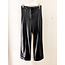 LIU JO LIU JO TESS SPALMATO  PANTS NERO MF5069-E0624 - 22222