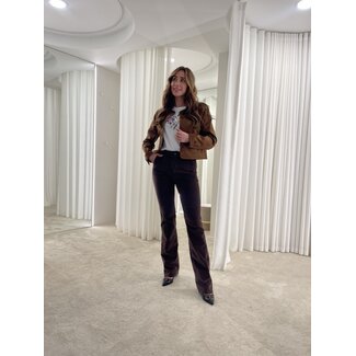 LIU JO LIU JO LIUJO TESS SIXTY  JACKET CARAMEL BROWN MF5184-E1090 - X0506