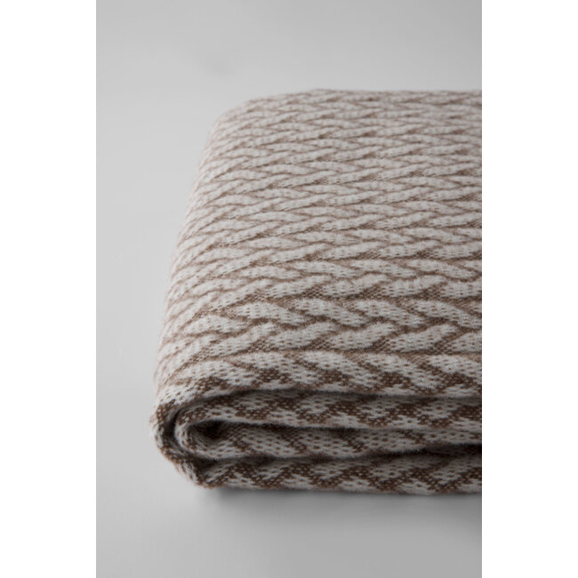 Menza by Véronique De Kock - Olympus Plaid Brown 140x180cm