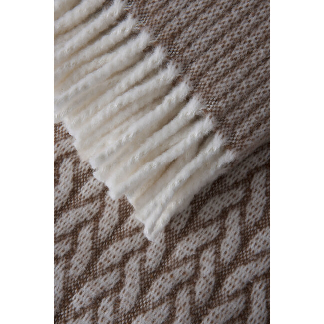 Menza by Véronique De Kock - Olympus Plaid Brown 140x180cm