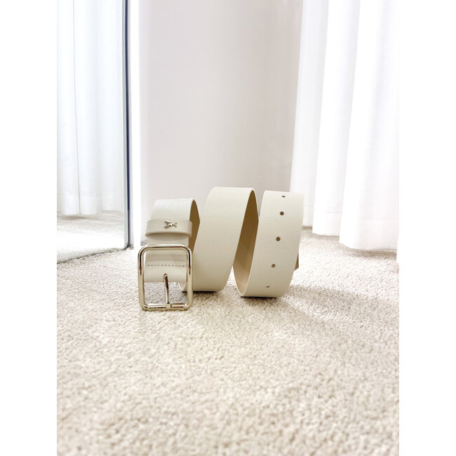 PATRIZIA PEPE riem - Wooly White - CW6409 W405 - W405 _webshop PATRIZIA PEPE