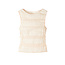 PATRIZIA PEPE TOP - Warm Ivory/D. Coral - 8M1776 J370 J4U2 _webshop PATRIZIA PEPE