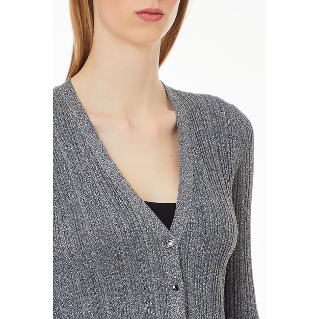 LJ SHINY LACE - SWEATER - WF4236-MS64J - 04020