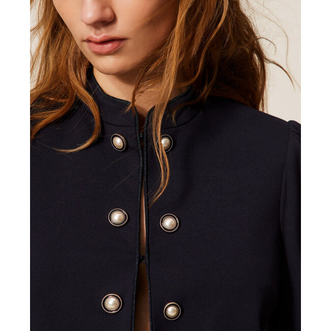 TWINSET jas - nachtblauw - 261TP2381 - 13172 _ webshop