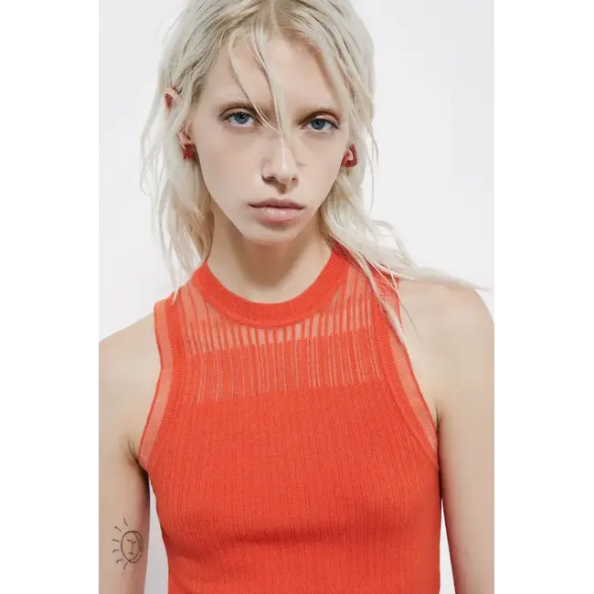 PATRIZIA PEPE trui - Deep Orange - 8K0360 R877 - R877 _webshop PATRIZIA PEPE