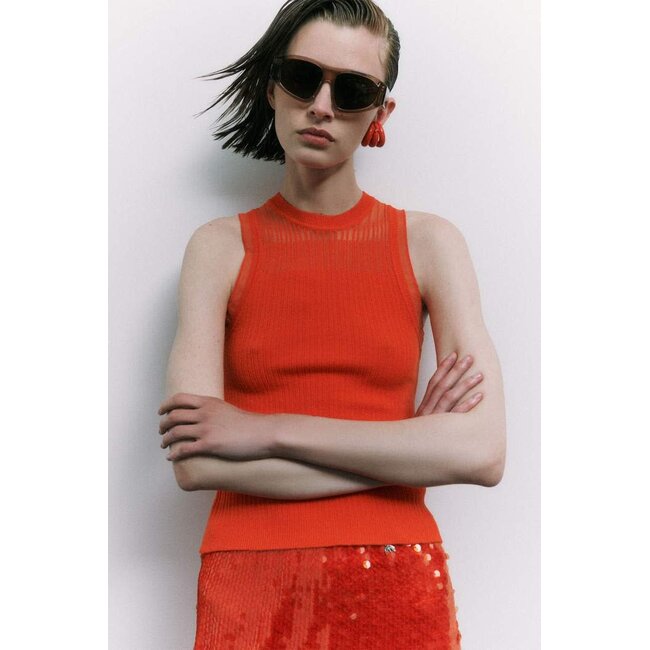 PATRIZIA PEPE trui - Deep Orange - 8K0360 R877 - R877 _webshop PATRIZIA PEPE