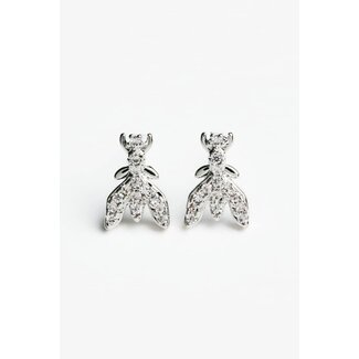 PATRIZIA PEPE PATRIZIA PEPE oorbellen - Silver/crystal - 8J1057 J3AG - J3AG