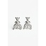 PATRIZIA PEPE oorbellen - Silver/crystal - 8J1057 J3AG - J3AG _webshop PATRIZIA PEPE
