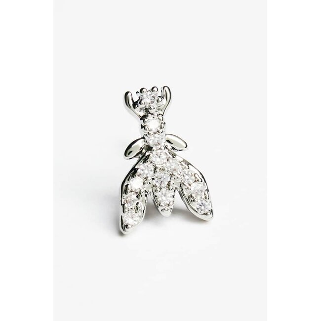 PATRIZIA PEPE oorbellen - Silver/crystal - 8J1057 J3AG - J3AG _webshop PATRIZIA PEPE