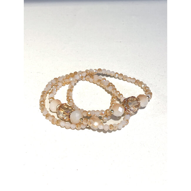 armband DSS26 001 beige 6cm