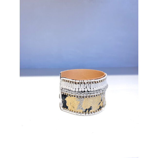 armband DSS26 004 white gold breed